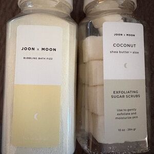 Coconut Bath Fizz and Sugar Scrub Set